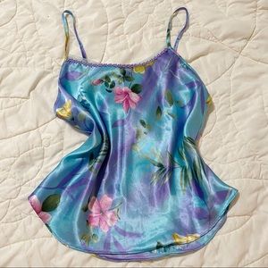 Vintage Silk Hawaiian Tank